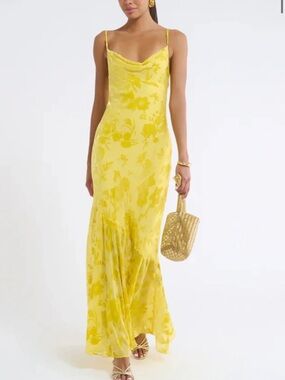 Rumored Yellow Santorini Dress NWT